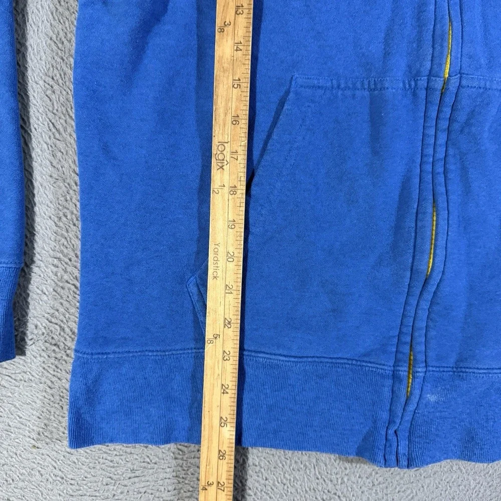The North Face Full Zip Hoodie Men's Size Medium Blue‎ Yellow